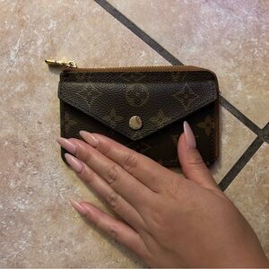 Elegant Brown Monogram Wallet